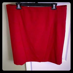 The Limited classic red skirt